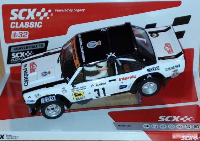 Fiat 131 Abarth #31 Rallye Rally Monte Carlo 1979 Salvador Servia SCX Classic 1:32