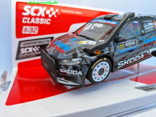 Skoda Fabia RS Rally2 #22 Rallye Kenya 2025 Greensmith/ Andersson SCX Classic 1:32