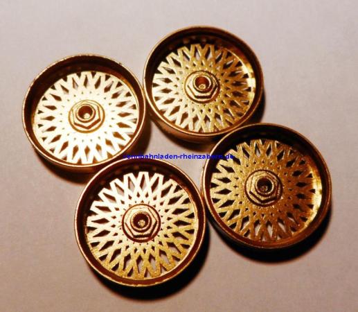 Felgeneinsatz 16,5 mm BMW M1 Kreuzspeiche rose' Gold (2Stück)