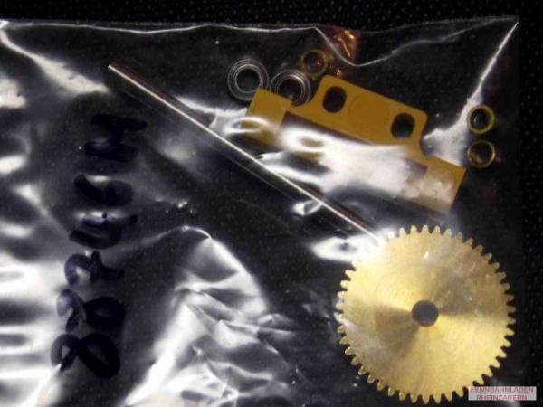 Hinterachshalter Set mit Messingspurzahnrad Z46