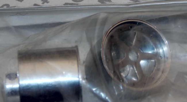 Felge Töpfchenfelge mit 5 Speichen Felgeneinsatz D = 19,5 x 16 mm