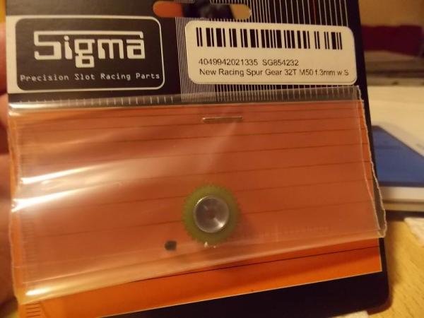 Spurzahnrad 32 Z M50 Grün für 3mm Achse