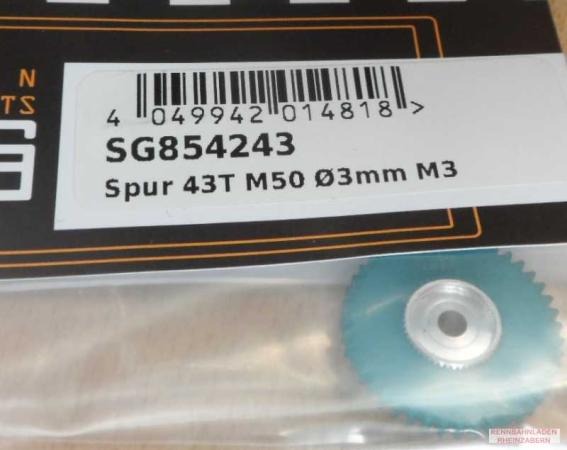Spurzahnrad 43 Z für 3 mm Achse