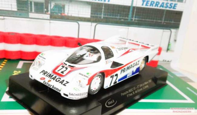 Porsche 962C LH, #72, 2.Platz Le Mans 1987  J Lässig P Yver B. de Dryver Slot.it 1:32 CA34E