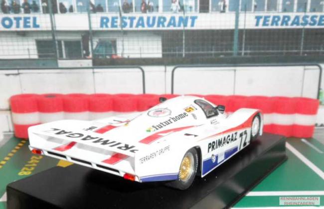 Porsche 962C LH, #72, 2.Platz Le Mans 1987  J Lässig P Yver B. de Dryver Slot.it 1:32 CA34E