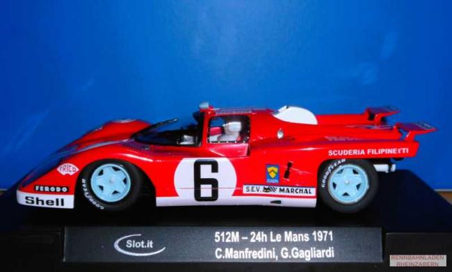 Ferrari 512M #6 24h Le Mans 1971 SICA51D