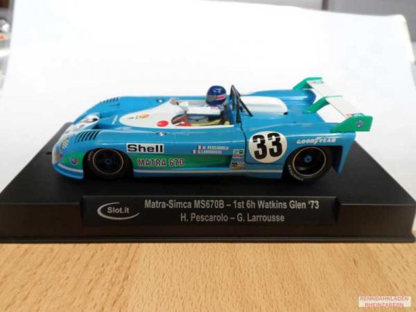 Matra Simca MS670B Kurzheck No. 33 6h Watkins Glen 1973 Pescarolo/Larousse Slot.it 1:32 SICA57A