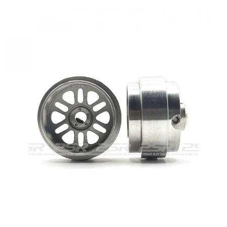 Magnesium-Felgen 6x2 Spoke 15.8 x 8.5mm silber für Achse 2,38mm SRS06