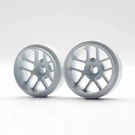 Alu-Felgen Hyper 16.9mm x 8.5mm mit Felgenbett weiss für Achse 2,38mm STAFFS313