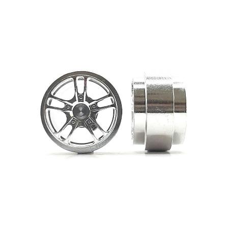 5 Doppelspeichen Design Alu Felgen Ø 15,8mm x 8,5mm für Achse 2,38mm STAFFS351