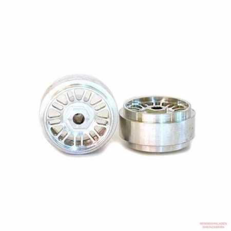 Alu-Felgen 9x2 (BBS) Speichen 16.9 x 10mm silber  für Achse 2,38mm (Hinterachse)