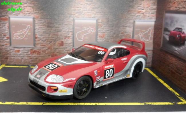 Toyota Supra #80 Chris Dawkins and Kevin Clark 2003 British GT Championship Scalextric 1:32 C4656