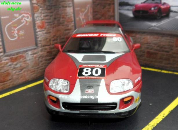 Toyota Supra #80 Chris Dawkins and Kevin Clark 2003 British GT Championship Scalextric 1:32 C4656