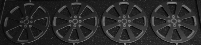 Wheel insert 18 mm P207 Rally photoetched