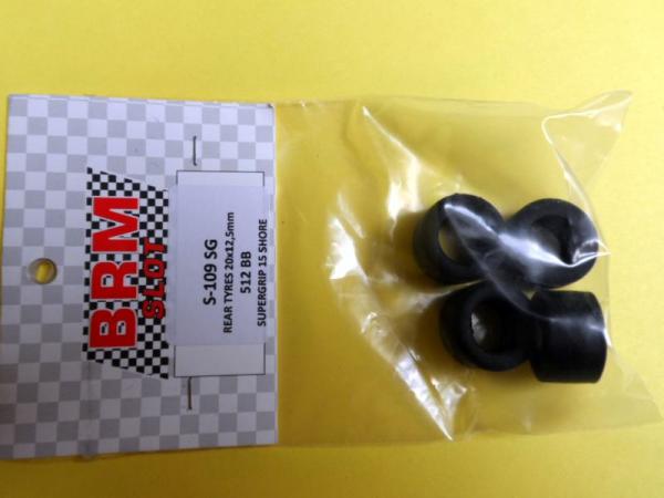 Reifen Ø20 x 12,5mm Supergrip Shore 15 Slicks