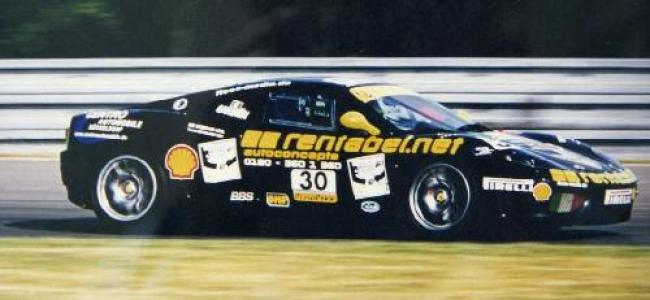 Ferrari F 360 Rentabel#30 (schwarzes Auto) Decal 1:32