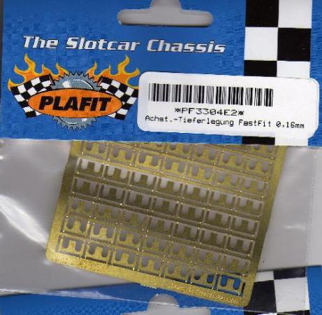 Achshöhen Distanz Easy Fit vorne 0.16 mm Super 32 / Super 24 Messing (56 Stück)
