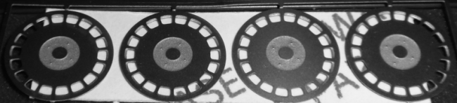 Felgeneinsatz Ø19mm OZ Rally Fotoätzteil mit Decal