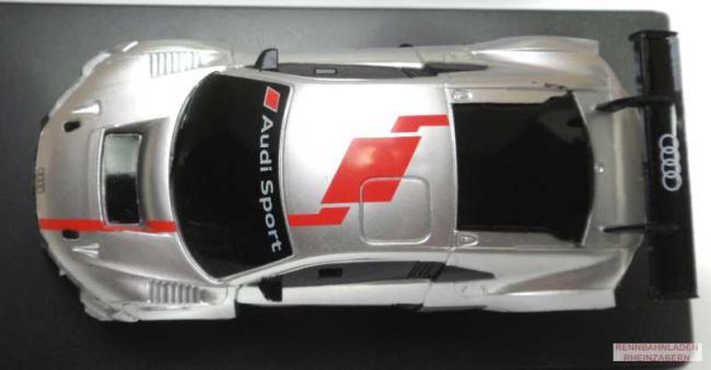 Audi R8 LMS #1 Audi Sport silber Slot-Car im Maßstab 1:43