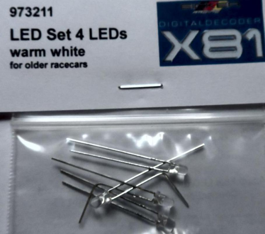 LED Beleuchtungsset Classic warmweiss für Eicker Digital Decoder X81 4 Rückleuchten