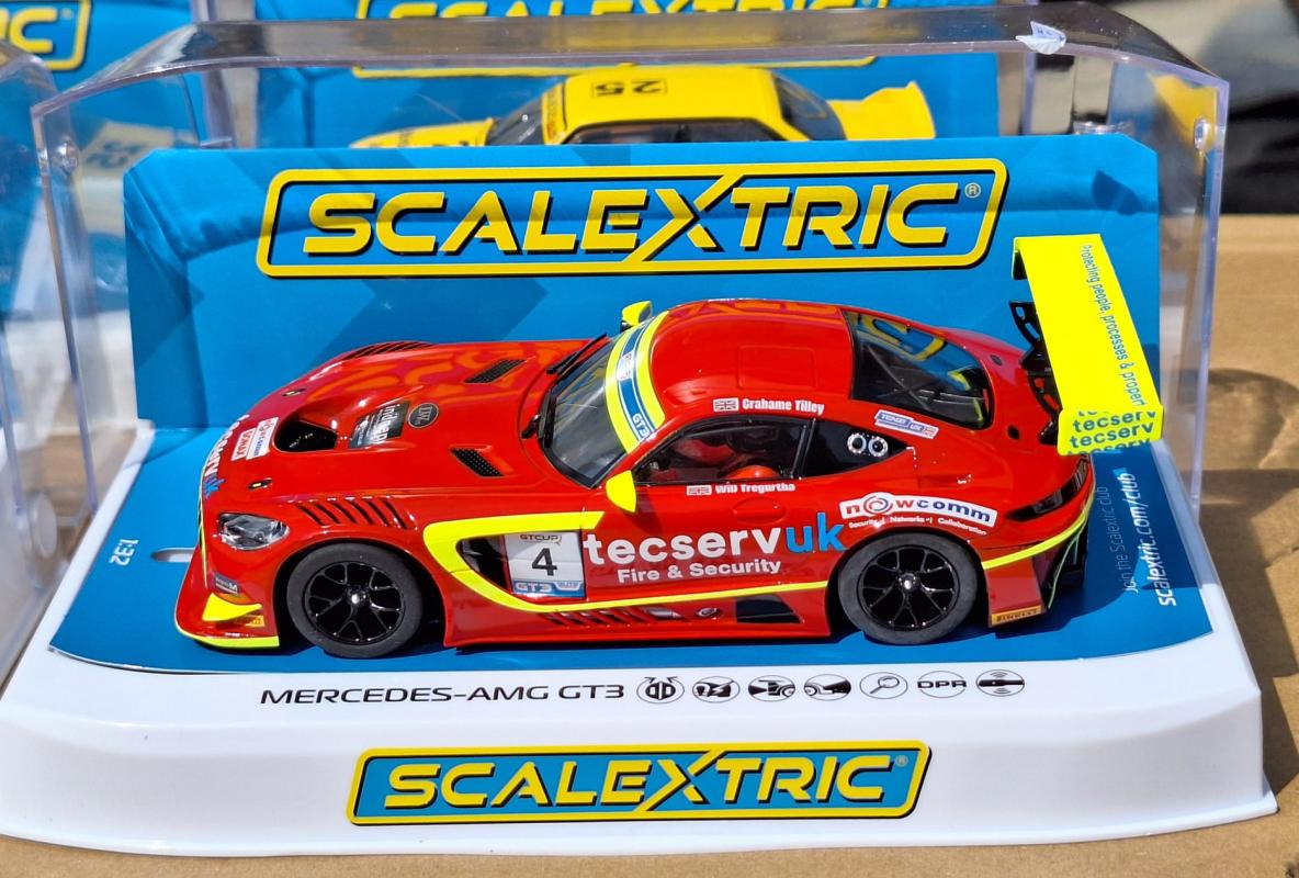 Mercedes AMG GT3 #4 Tecserve Grahame Tilley 2022 GT Cup race 3 Silverstone 1:32 Scalextric C4332 
