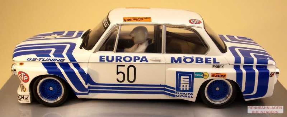 BMW 2002 Gr.2 TEAM EUROPA MOBEL # 50 DRM 1974 J.Obermoser  Edition  1:24 Versandkostenfrei (nur D)