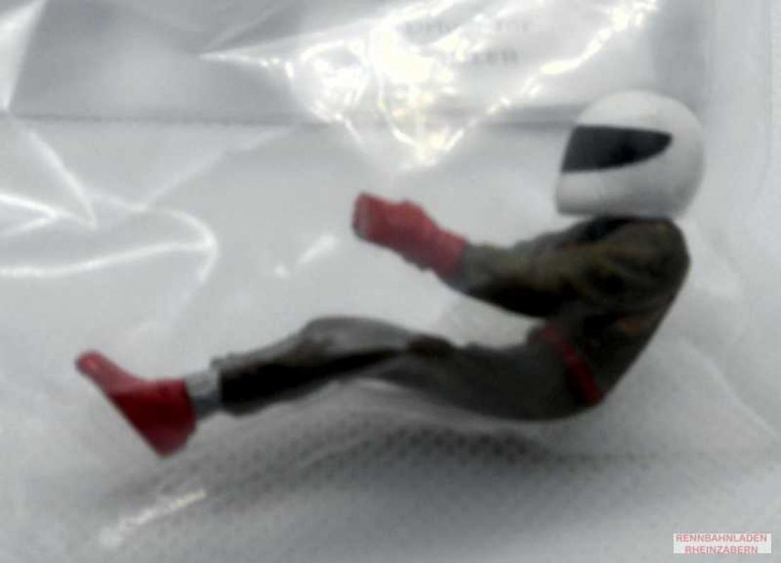 Driver, Overal gold Integralhelmet white Scale 1:24