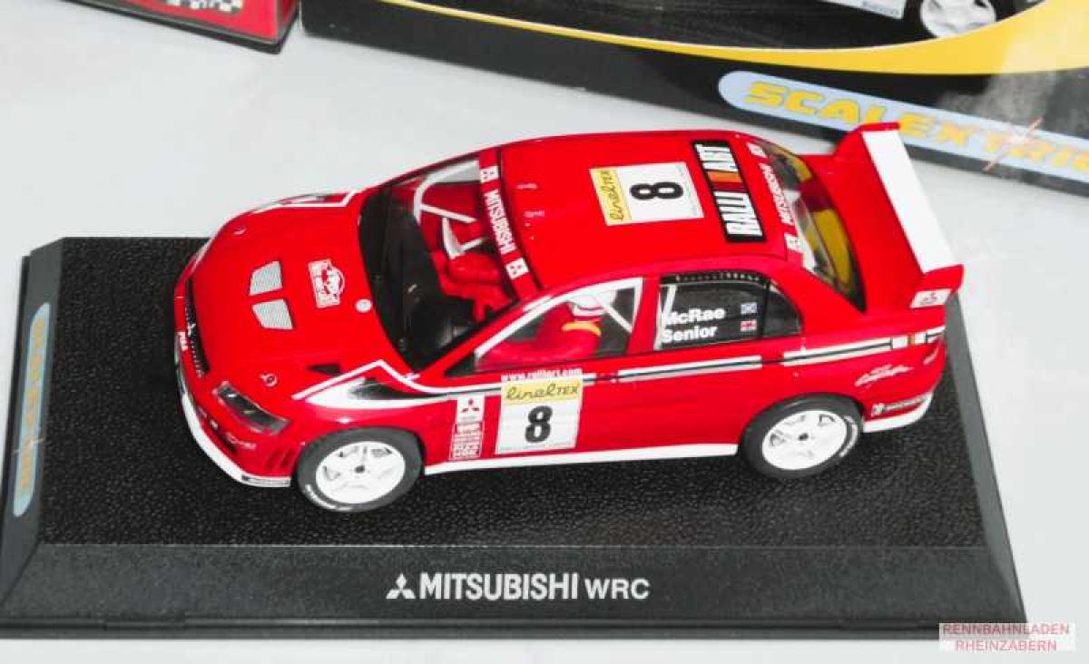 Mitsubishi Lancer EVO7 #8 Rally Monte Carlo 2002 McRae/Senior SCALEXTRIC  sehr rar!