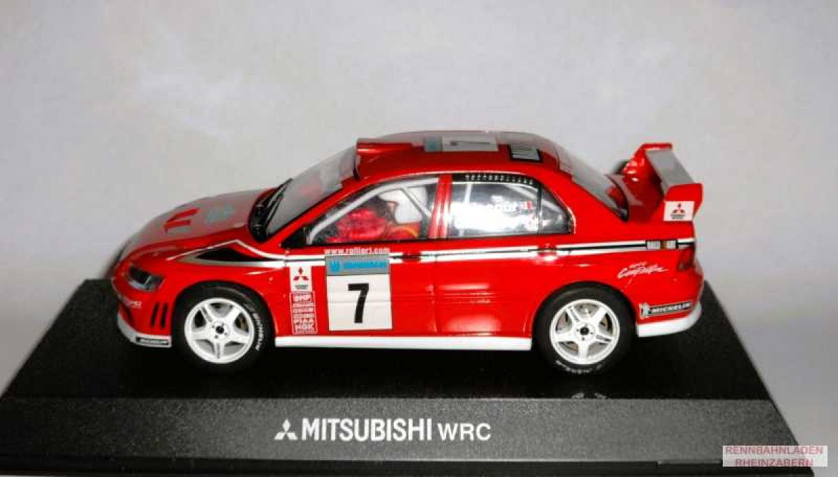 Mitsubishi Lancer EVO7 #7 Schweden Rally 2002 Delecour/Grataloup SCALEXTRIC  sehr rar!