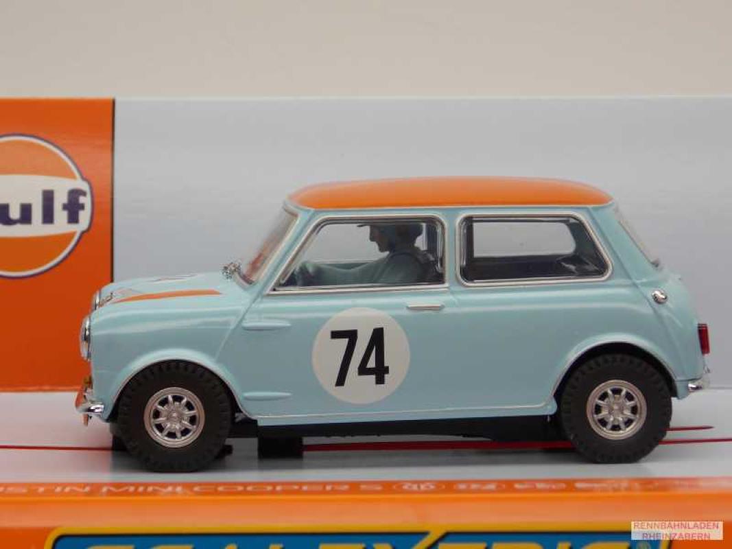 Austin Mini Cooper S Goodwood 2018 Gulf Edition Nick Riley & Gabriele Tarquini