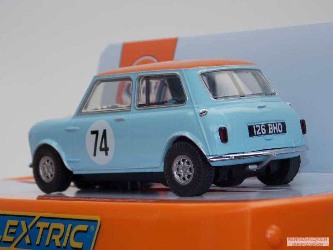 Austin Mini Cooper S Goodwood 2018 Gulf Edition Nick Riley & Gabriele Tarquini