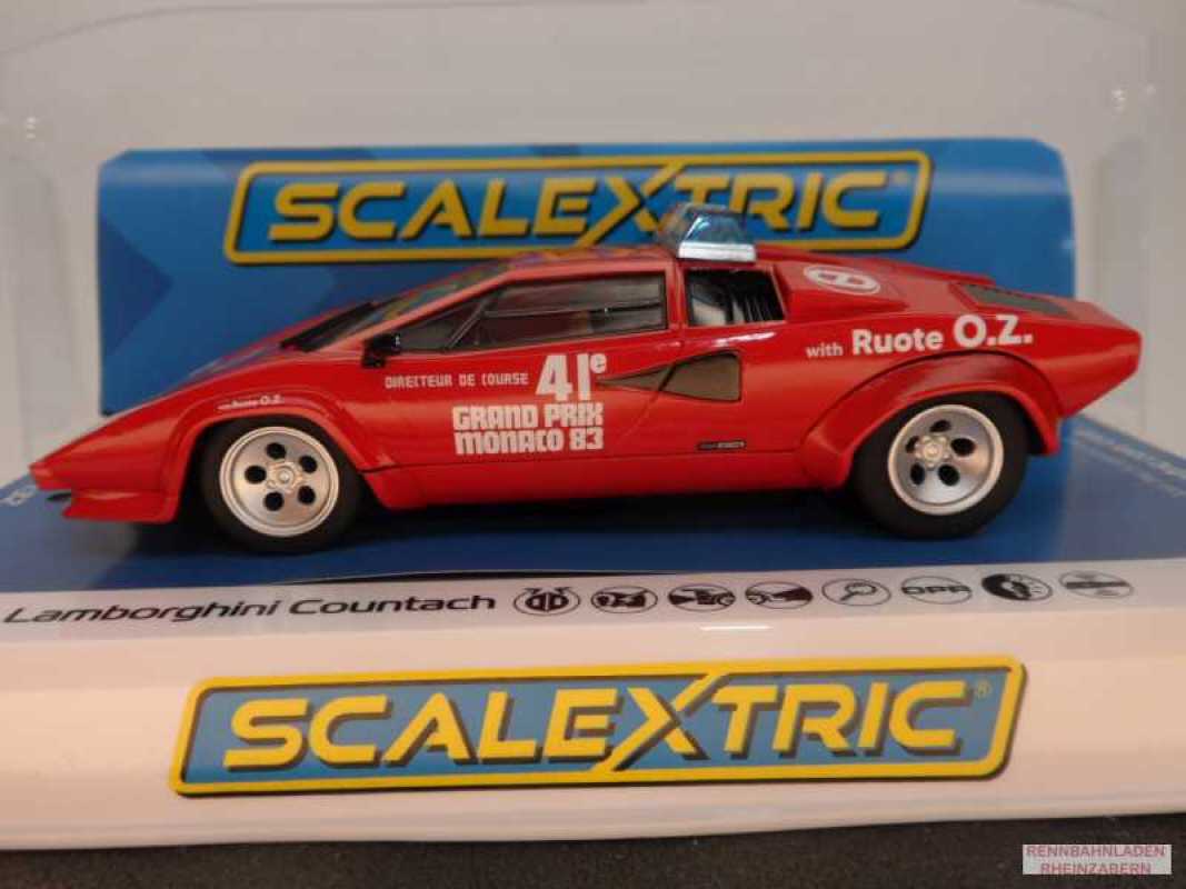 Lamborghini Countach 1983 Monaco GP Safety Car C4329 Scalextric 1:32