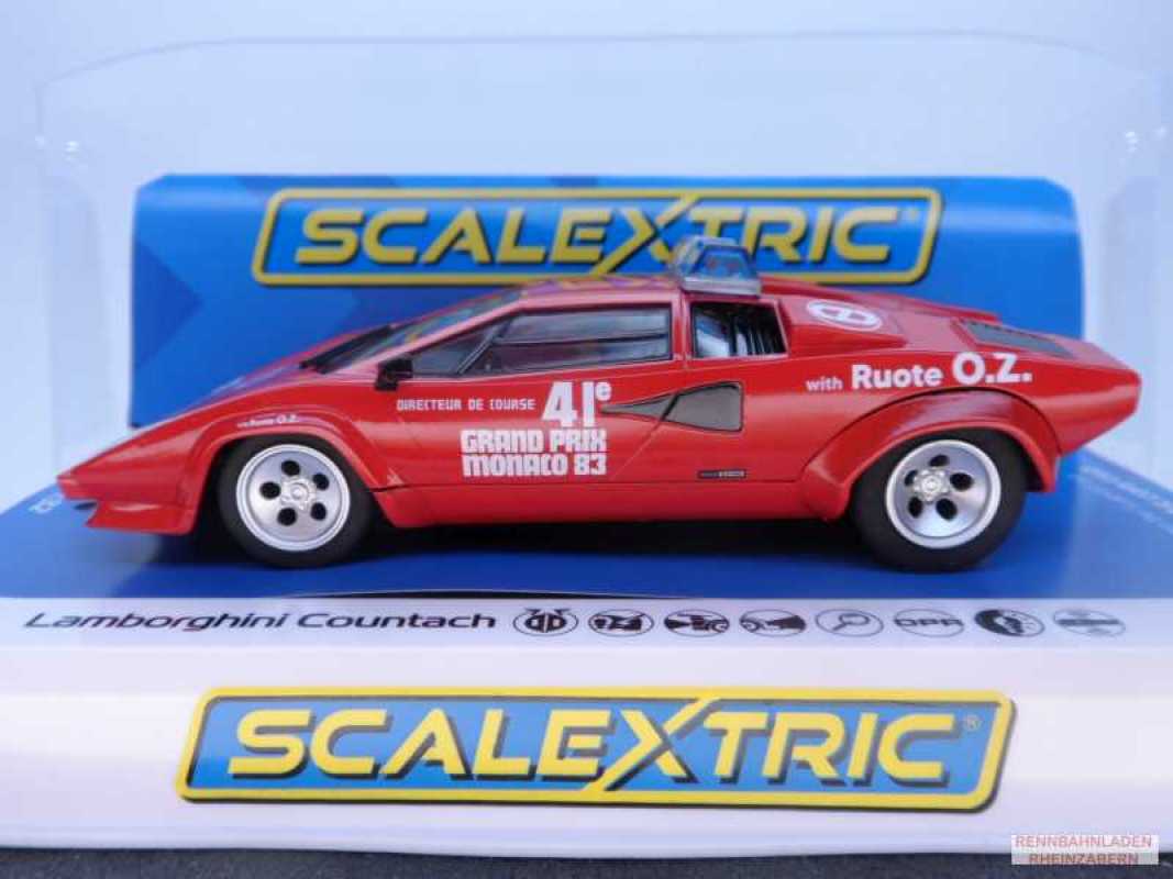 Lamborghini Countach 1983 Monaco GP Safety Car C4329 Scalextric 1:32