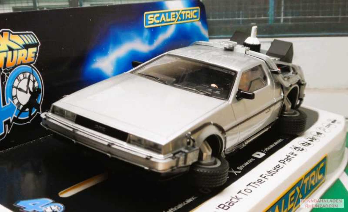 DeLorean Back to the Future Part 2' - Flying Time Machine C4541 Scalextric