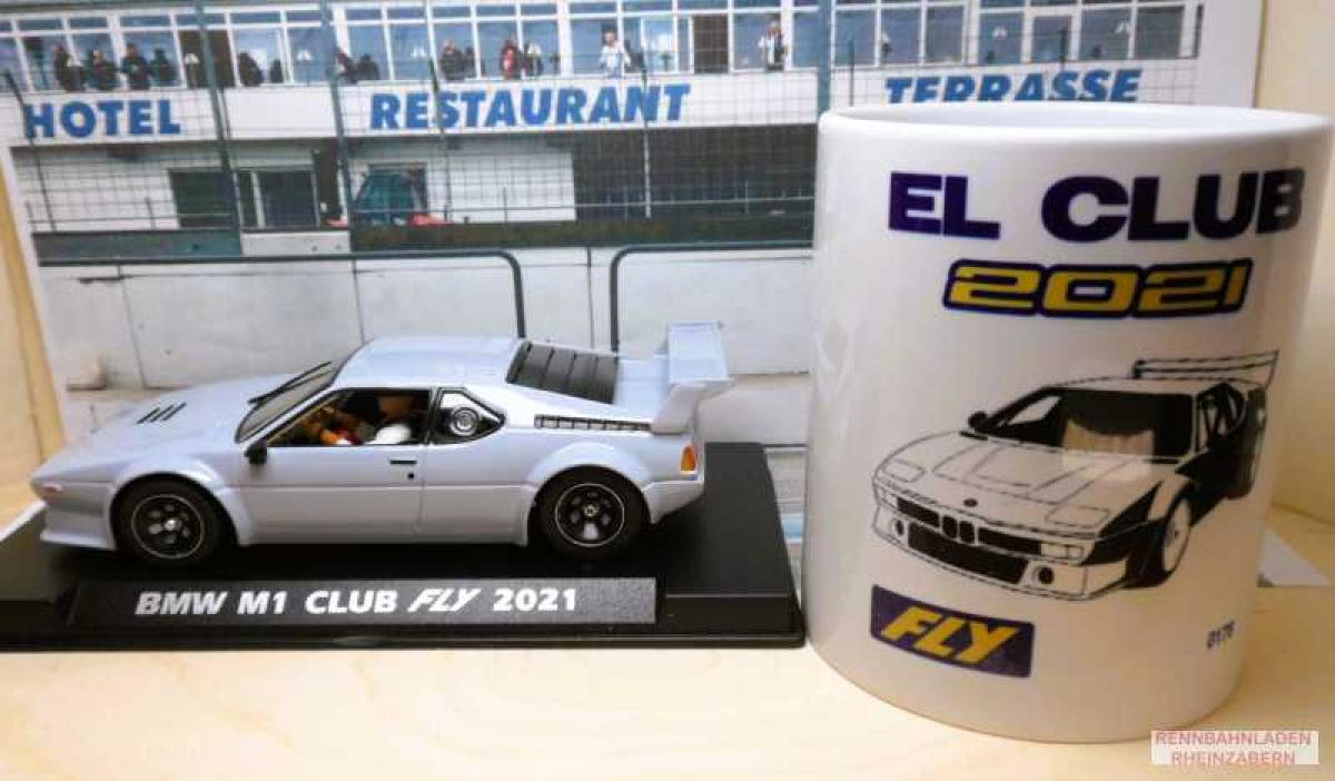 BMW M1 Fly Club Edition 2021 1:32 Fly Car Model FC2021 mit Tasse