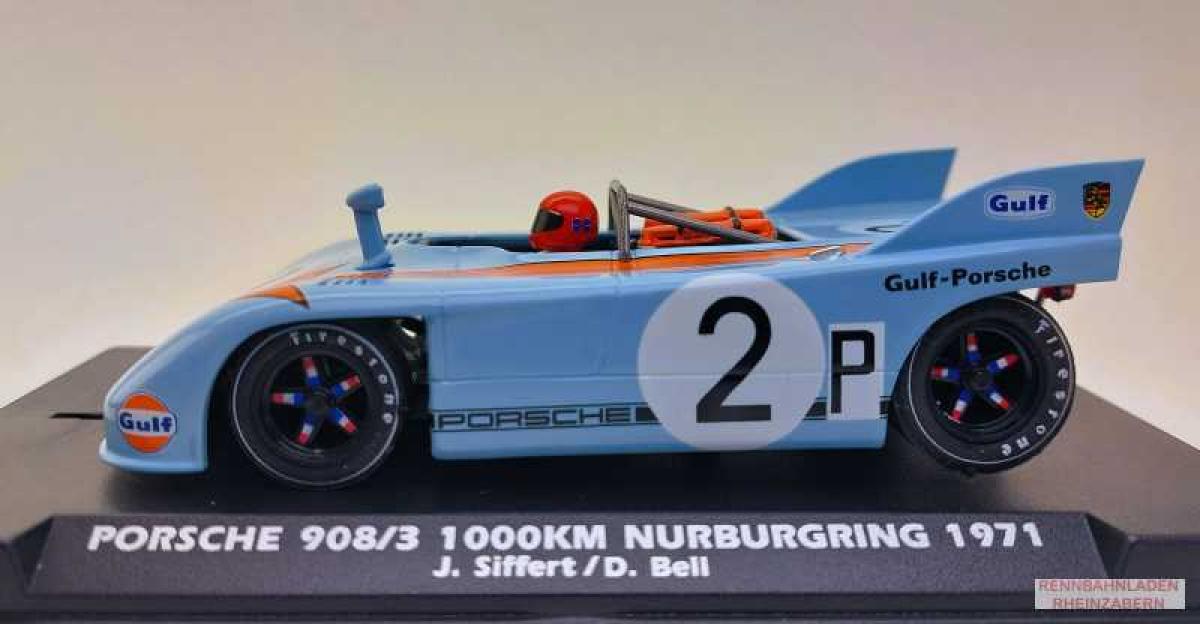 Porsche 908/3 #2  1.000KM Nürburgring 1971 J.Siffert/D.Bell FLY A2064 Slotcar 1:32 analog