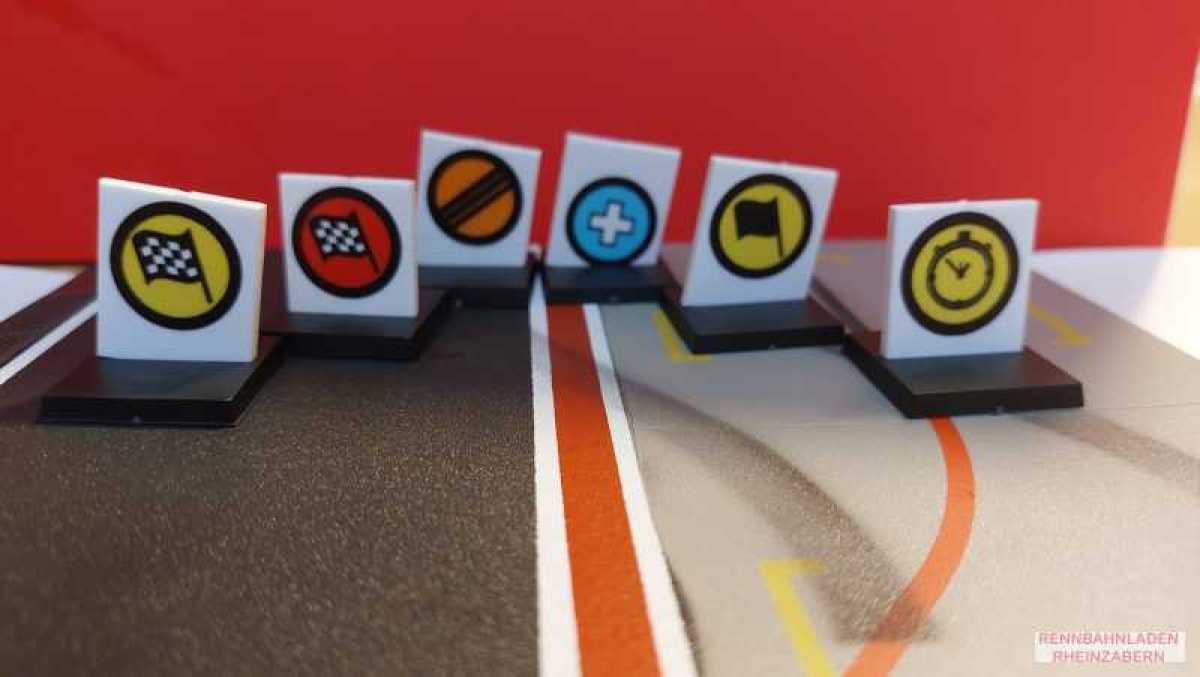 Rally Wertungsprüfung Schilder Set 12 Stück