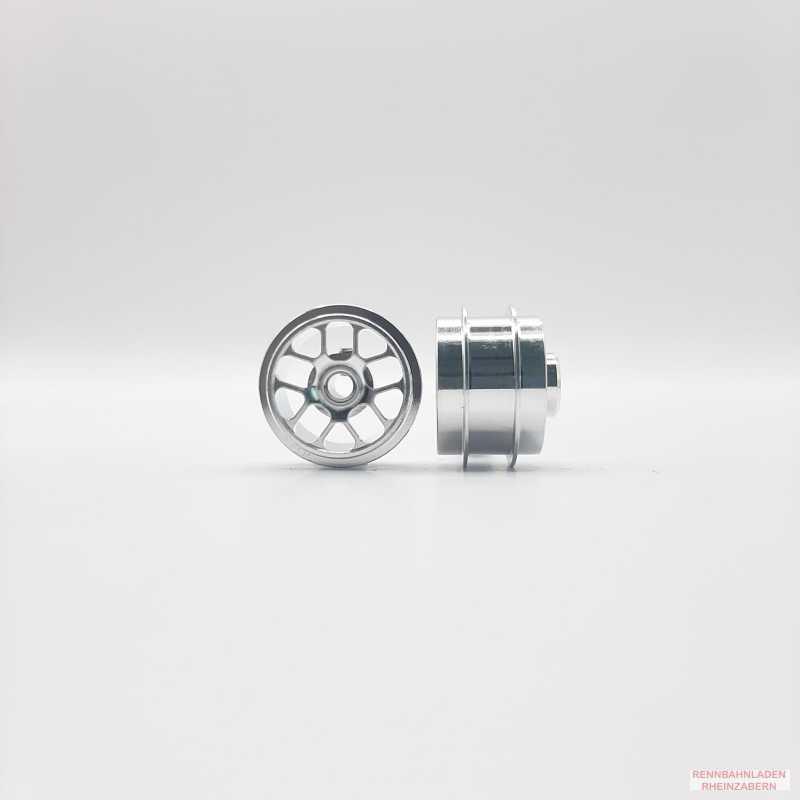 Magnesium-Felgen 6x2 Spoke 16.9 x 10mm silber für Achse 2,38mm SRS07