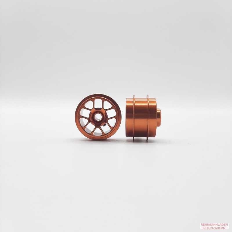 Alu-Felgen Hyper 15.8mm x 10mm Orange AIR System für Achse 2,38mm STAFFS231