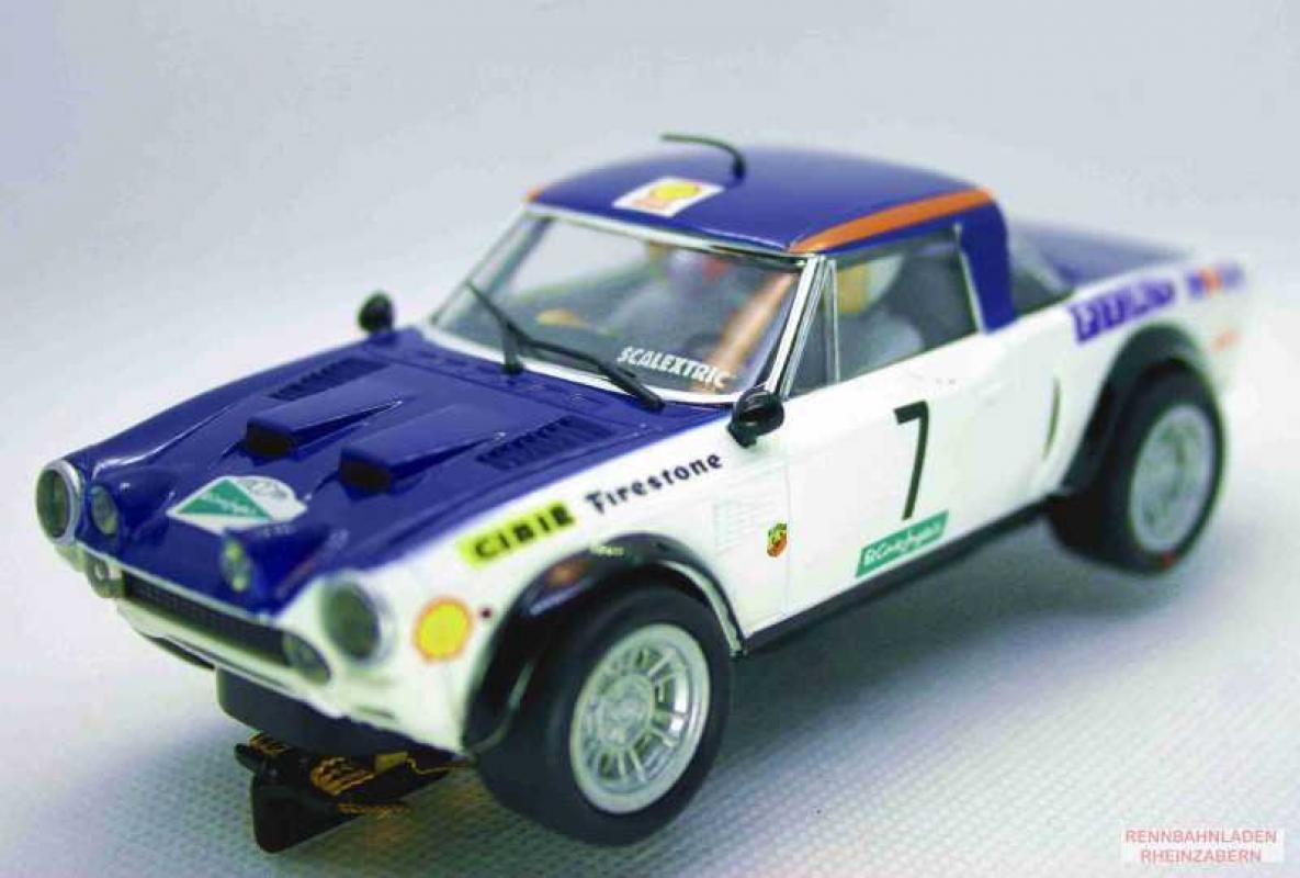 Fiat 124 Abarth Spider  Nº 7 , CARLOS ALONSO LAMBERTI, CORTE INGLES, 1979 ohne Box  sehr rar!