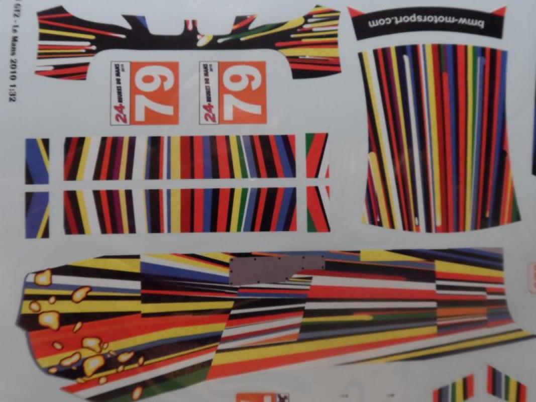 BMW M3 ArtCar 24h Le Mans 2010 #79 Decal 1:32