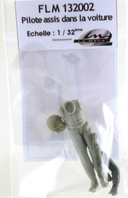 Modellfigur 1:32 Bausatz Rennfahrer 60-70er, sitzend Le Mans Miniatures 1:32 Modellfigur 1:32 Bausatz Rennfahrer 60-70er, sitzend Le Mans Miniatures 1:32