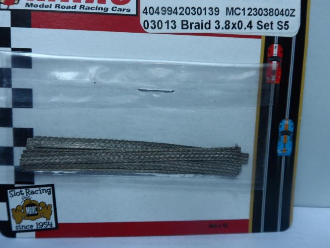 Stromabnehmer SportFix 3.8 Set 3,8x0,4mm Kupfer verzinnt