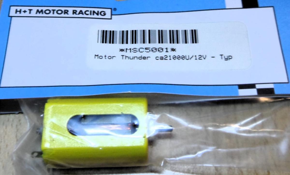 Motor SCALEAUTO MSC Thunder  (21000U@12V) Long Can m.Ø2mm Welle