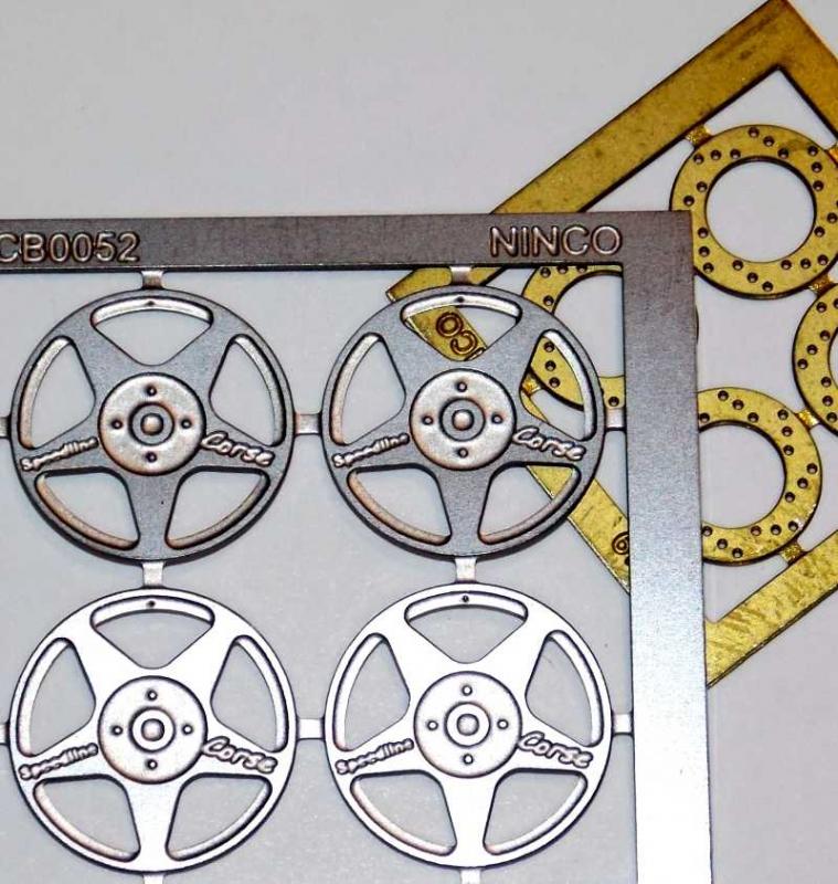 ProRace Felgeneinsatz Speedline 15" mit Bremsscheiben, Photoätzteil