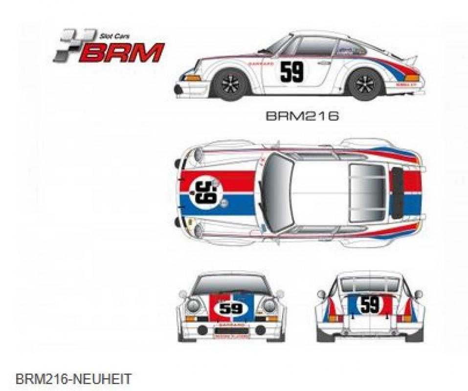 Porsche 911 Carrera RSR 2.8 #59 Brumos 24h Daytona 1973 FahrerHurley Haywood / Peter Gregg BRM216 1:24 Versandkostenfrei (nur D)