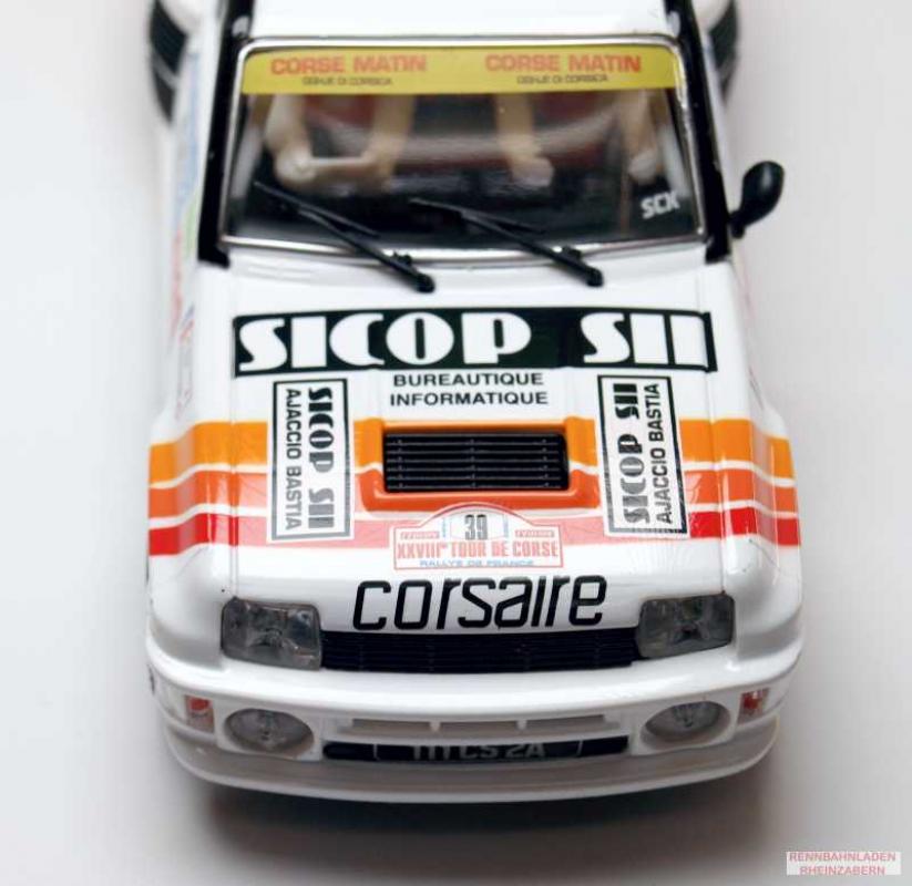 Renault 5 Turbo Tour de Corse 1984 #39  DNF Torre Jean-Claude / de la Foata Patrick  SCX Classic 1:32