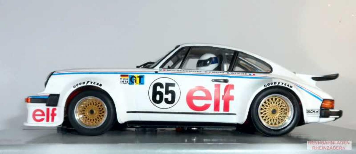Porsche 934 ELF Design #65 24h Le Mans 1976 mit Turbo Heckspoiler RS-0291 Revo Slot 1:32