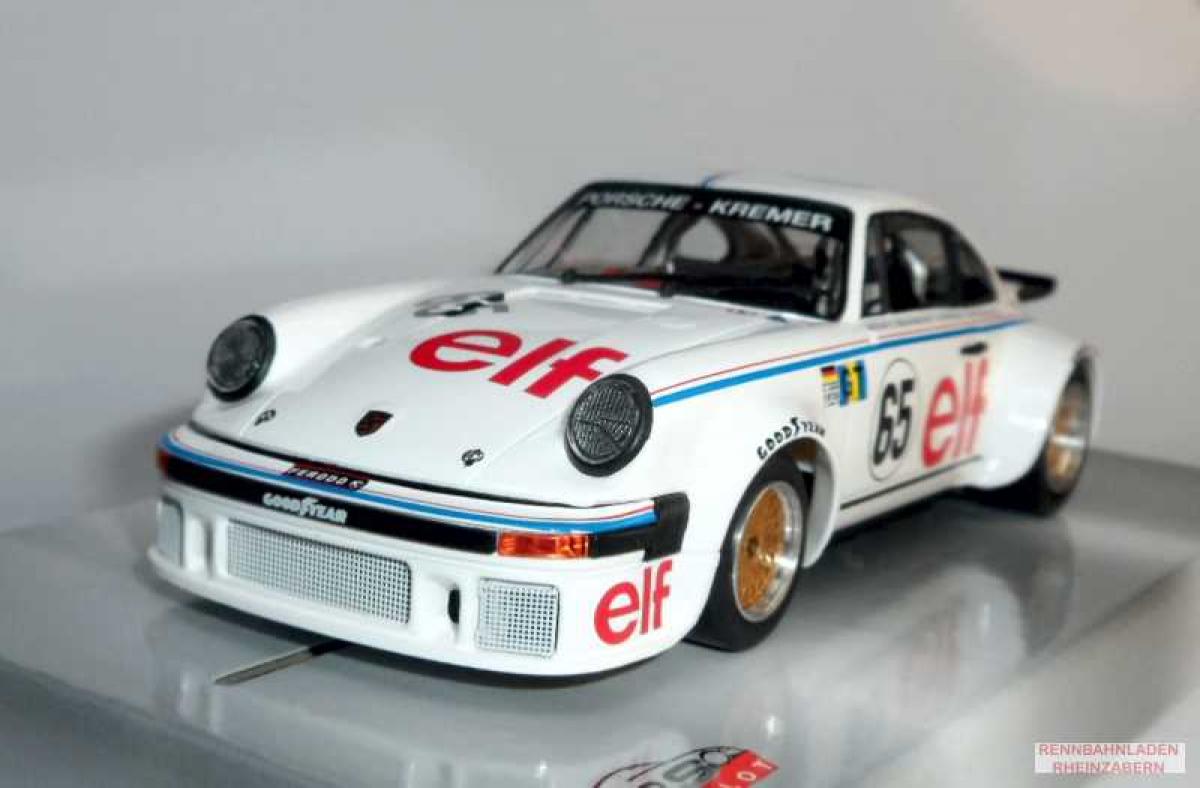 Porsche 934 ELF Design #65 24h Le Mans 1976 mit Turbo Heckspoiler RS-0291 Revo Slot 1:32
