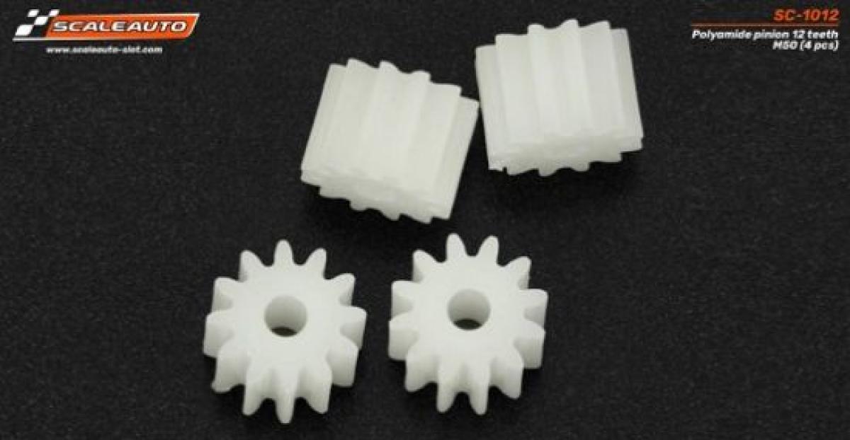 Motorritzel 12 Z Kunststoff Scaleauto für 2 mm Motorwelle